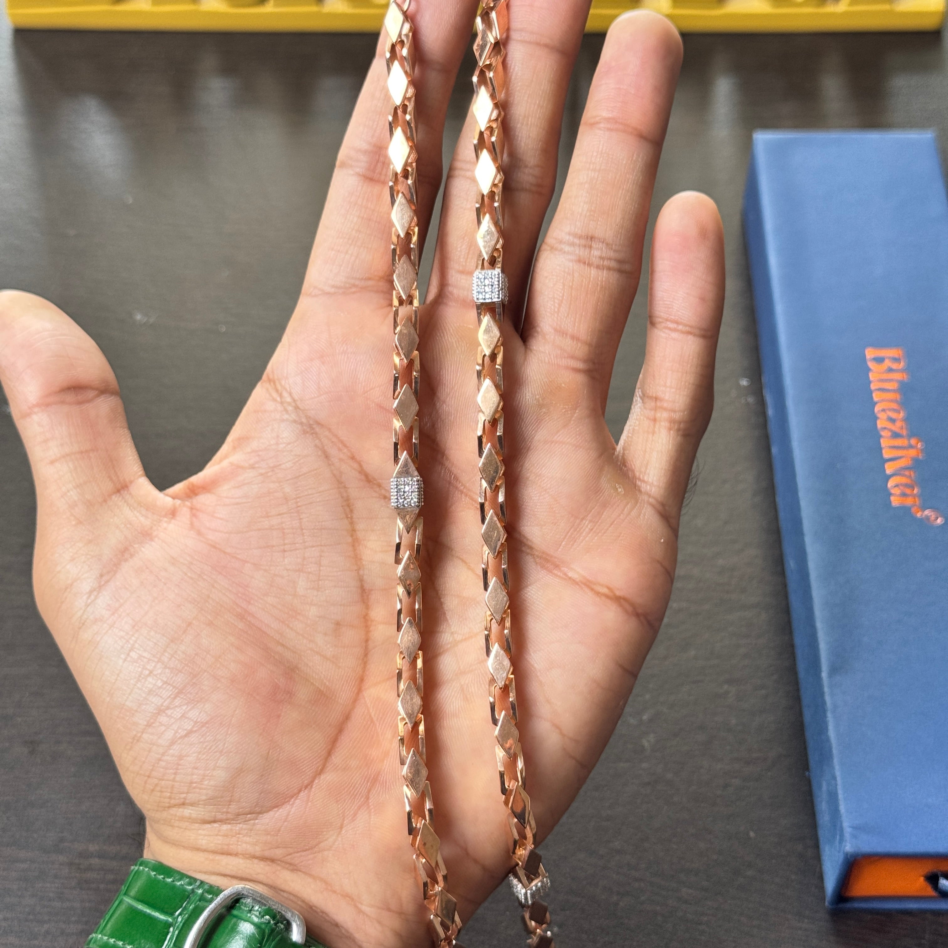 925 Silver Modern Choco Chain