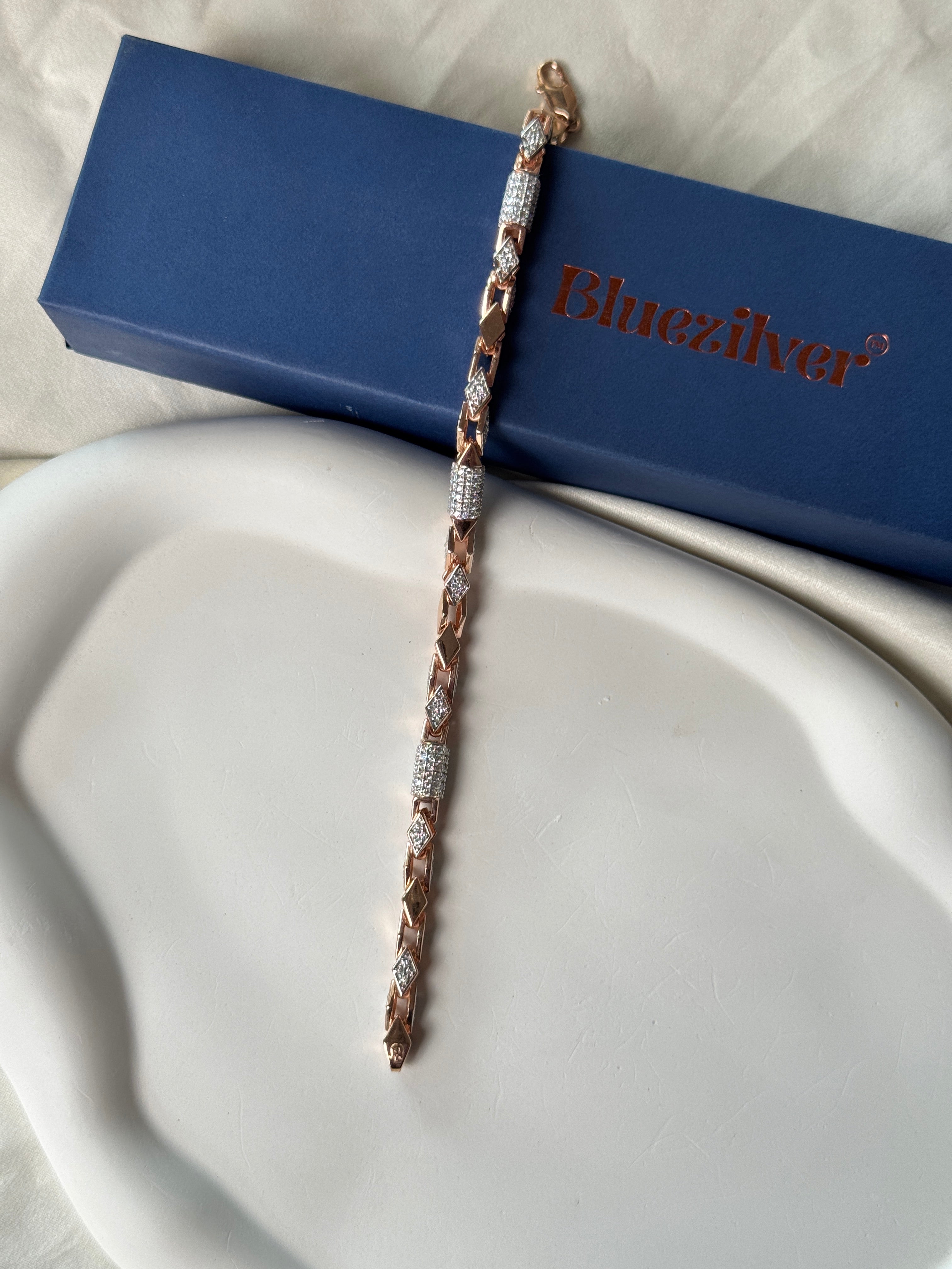 925 Silver Kaju Katali Bracelet