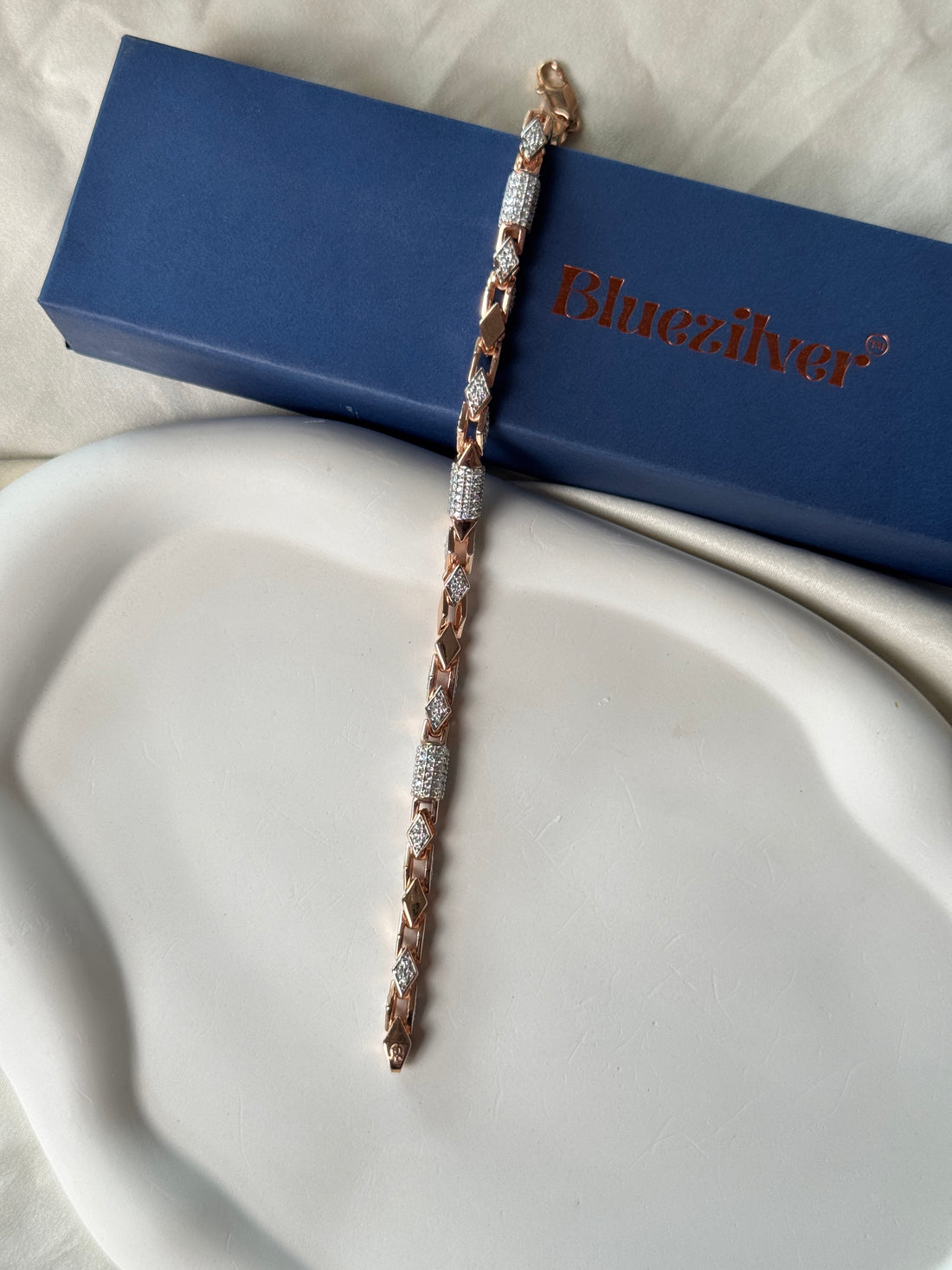 925 Silver Kaju Katali Bracelet