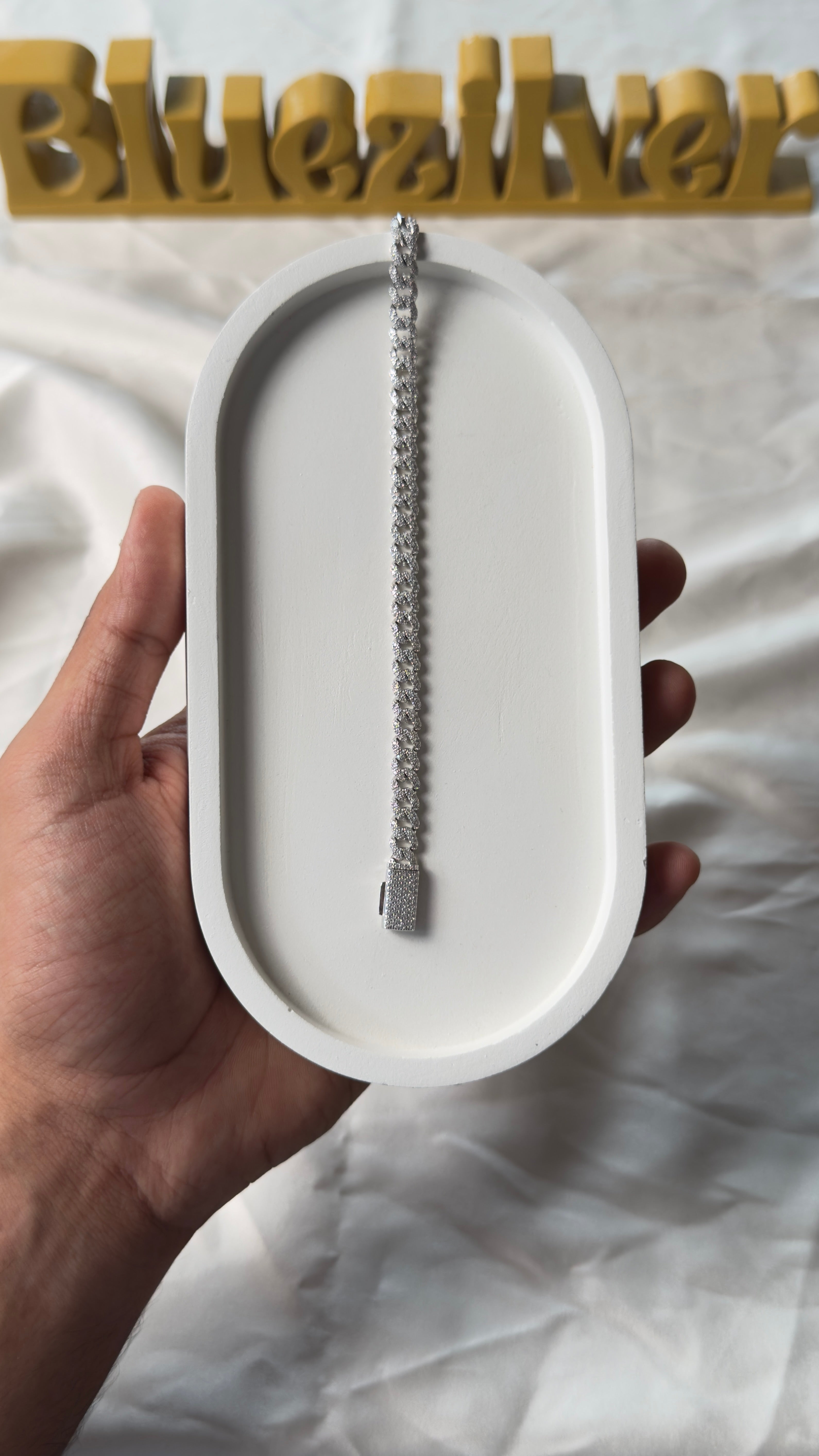 925 Silver Hardik Pandya Inspired Bracelet