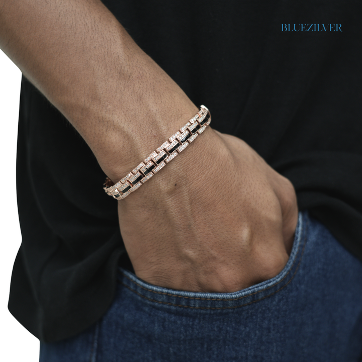 Italian rose gold bracelet