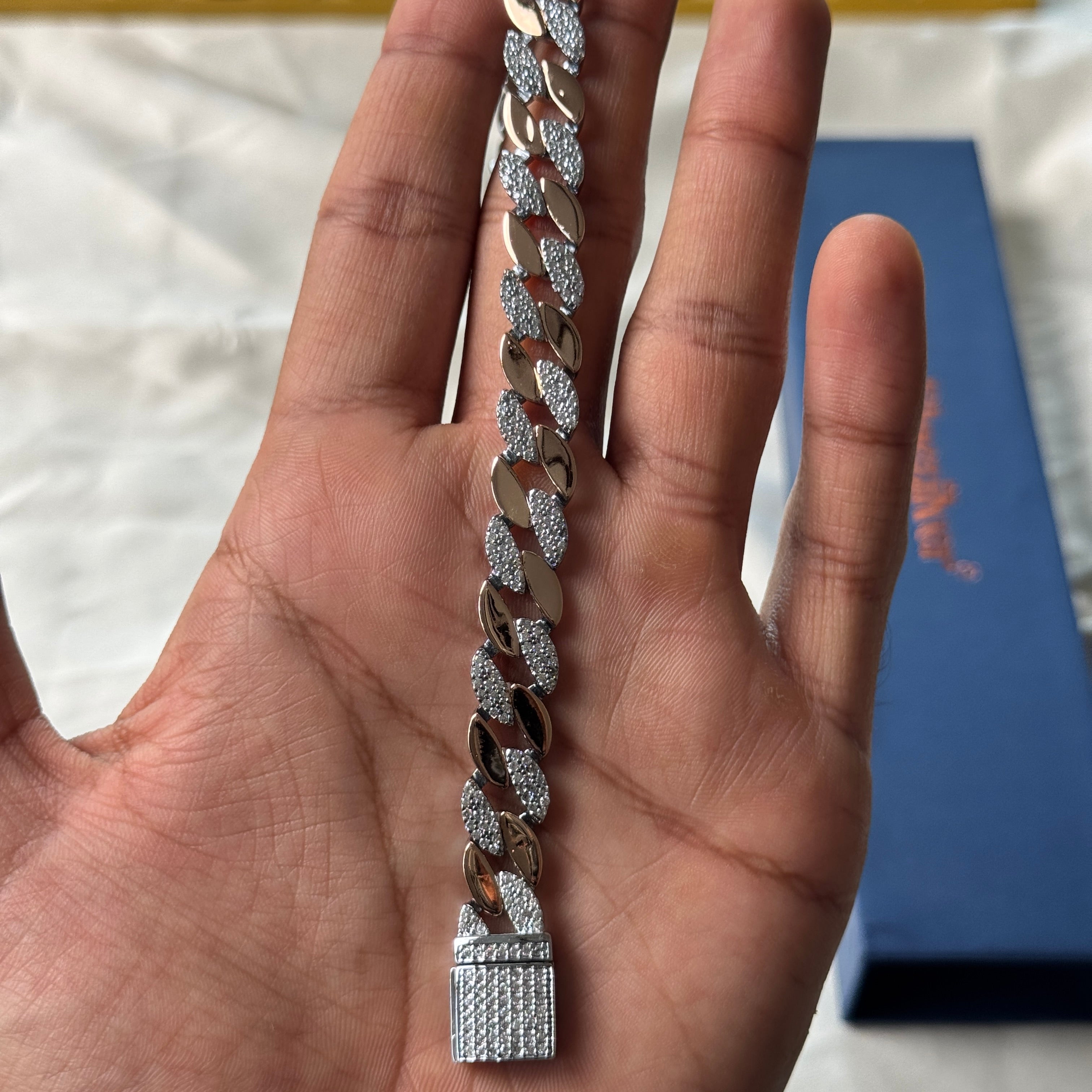 925 Silver Hardrik Pandya Cuban Bracelet