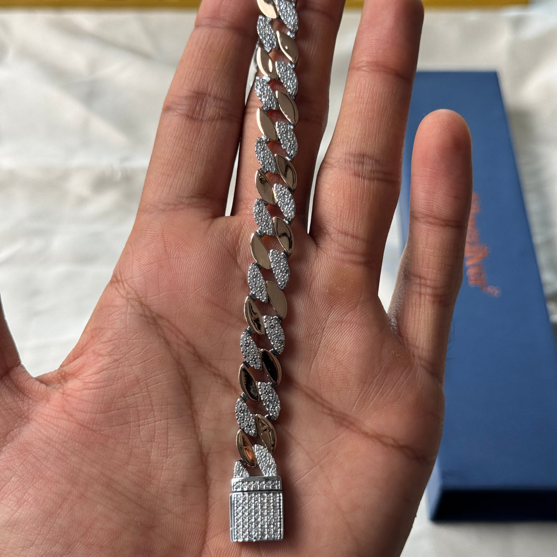 925 Silver Hardrik Pandya Cuban Bracelet