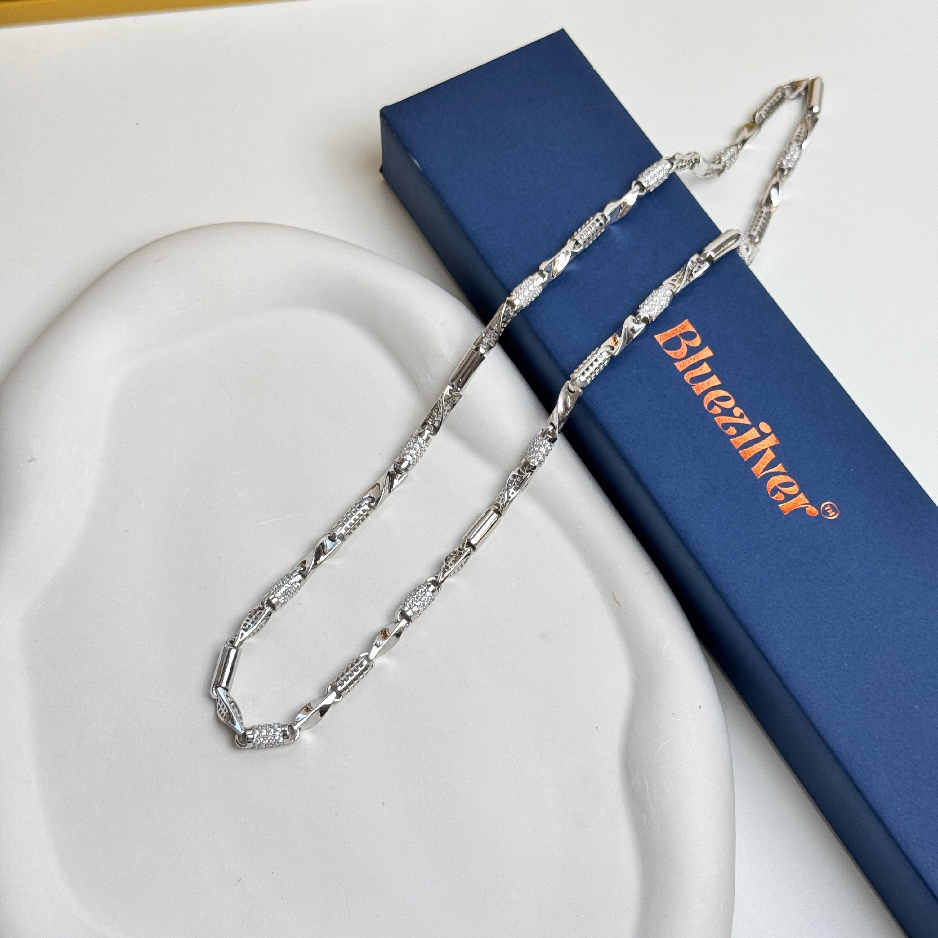 925 Silver Luxe Twist Chain