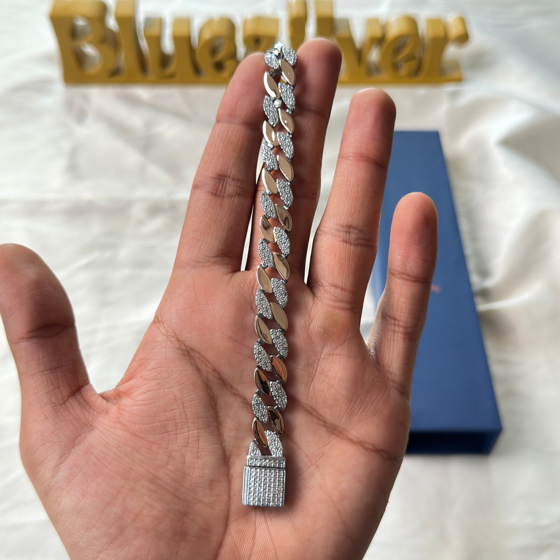 925 Silver Hardrik Pandya Cuban Bracelet