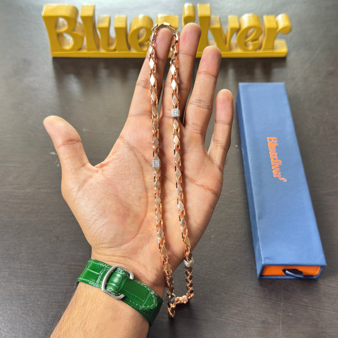 925 Silver Modern Choco Chain