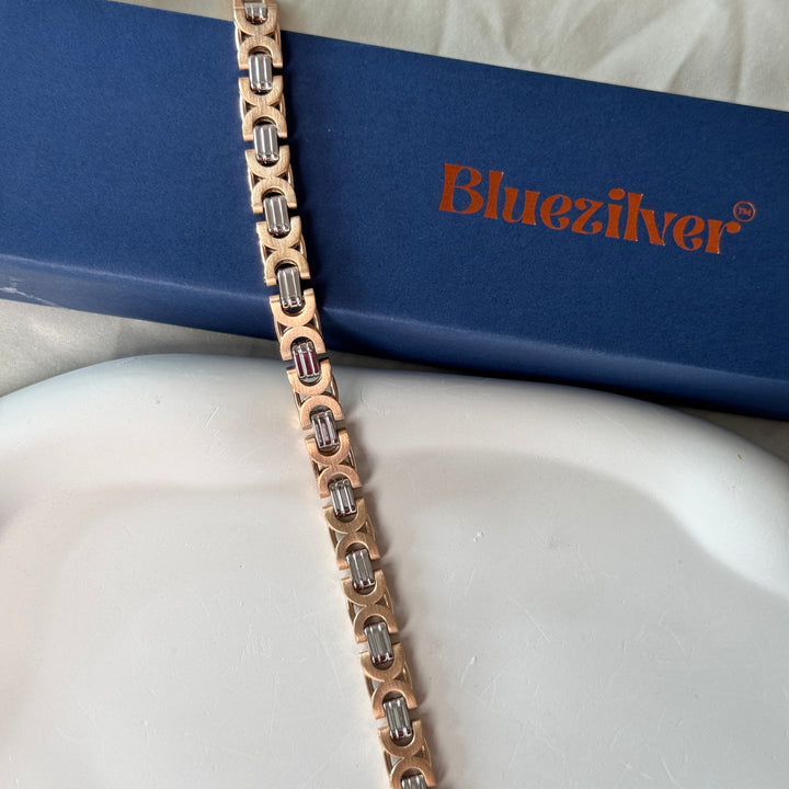 925 Silver Barrel Bracelet