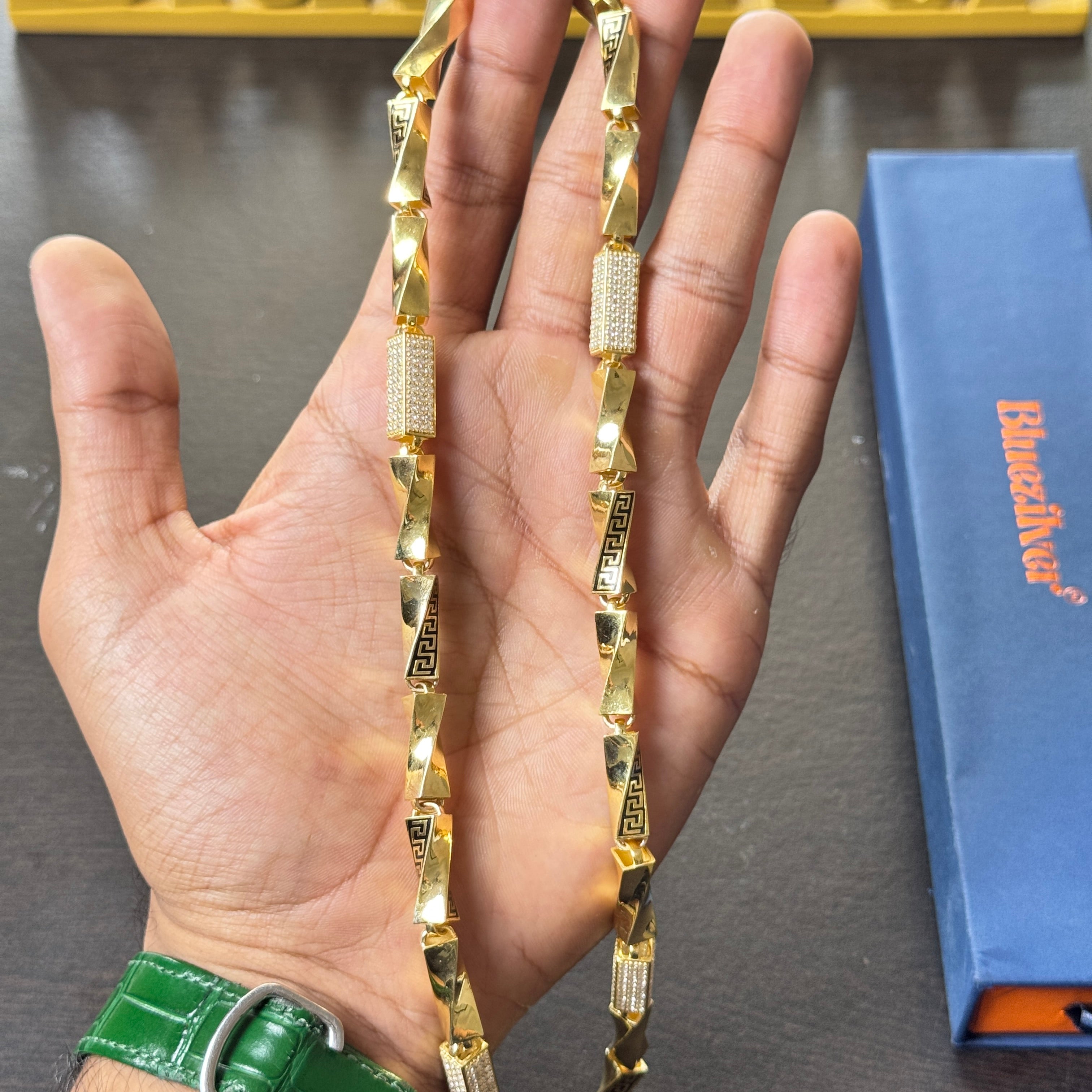 925 Silver Designer Men’s Chain