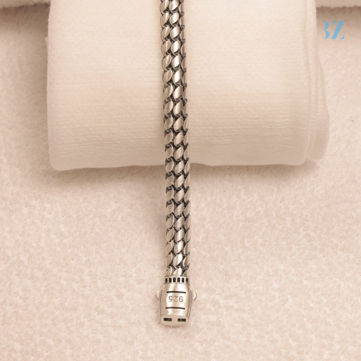 925 Silver Antique WovenCraft Bracelet