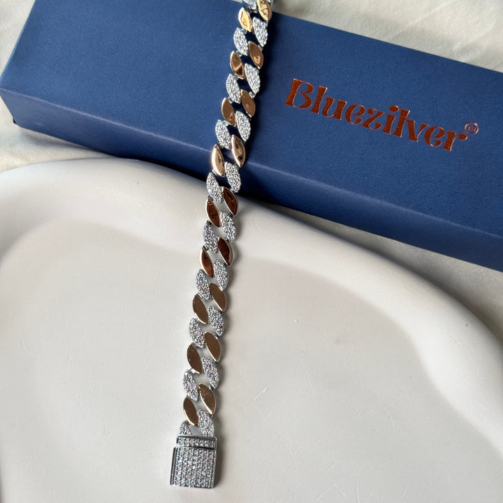925 Silver Hardrik Pandya Cuban Bracelet