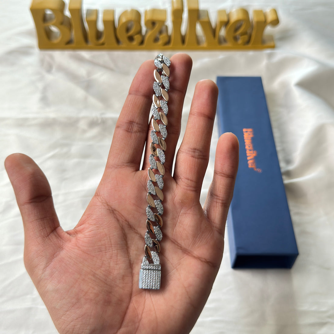 925 Silver Hardrik Pandya Cuban Bracelet