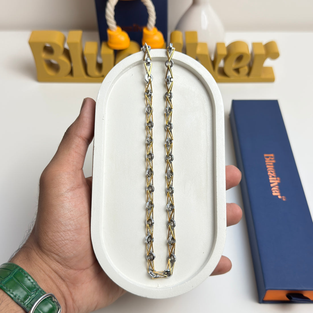 925 Silver V-Twist Chain