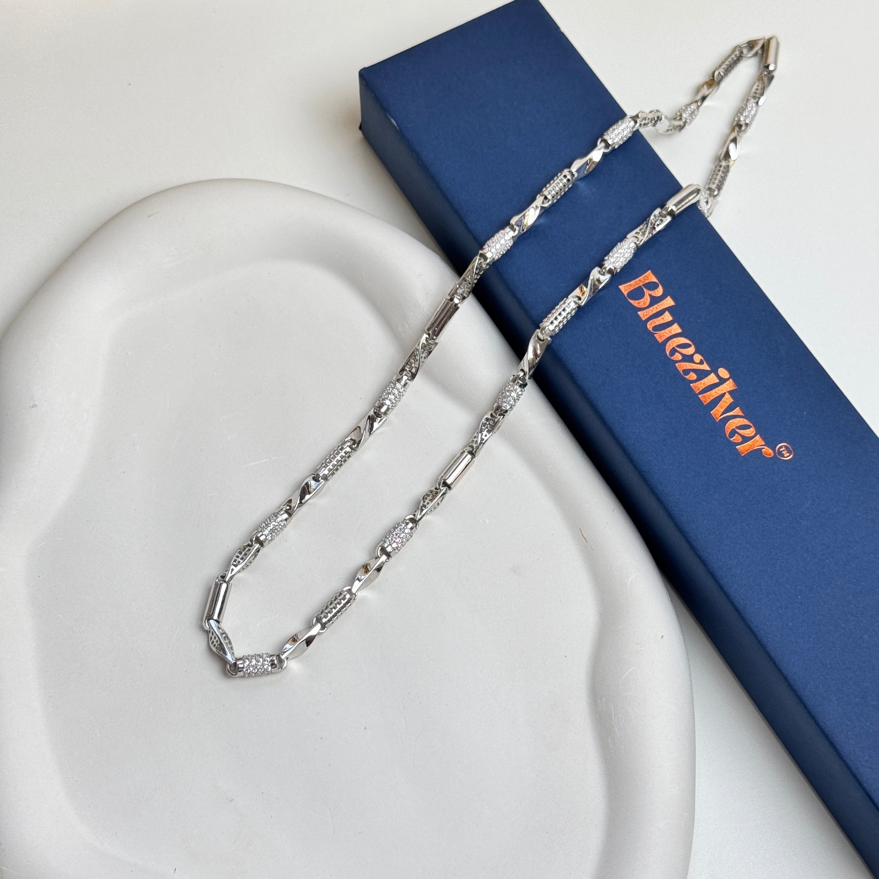 925 Silver Luxe Twist Chain