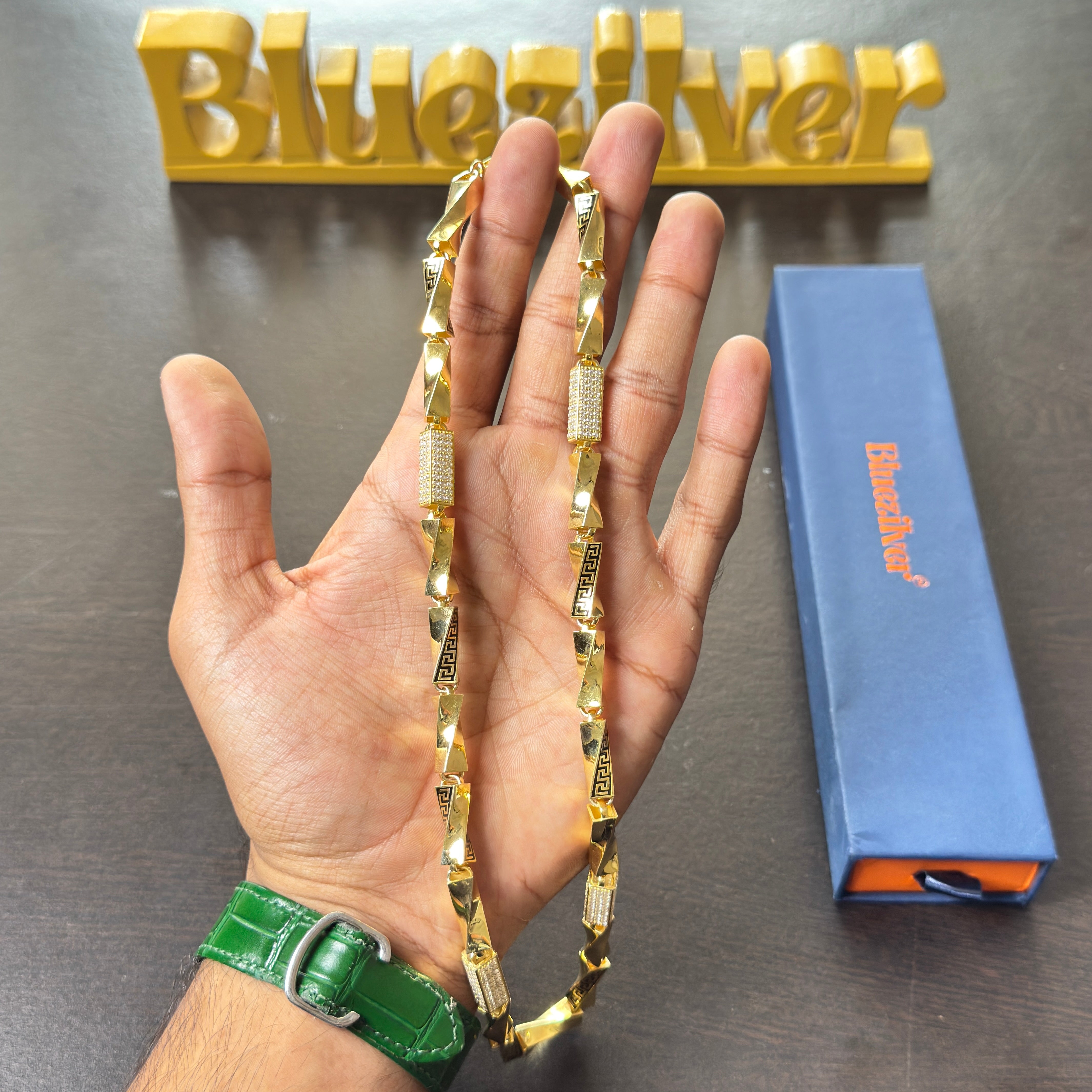 925 Silver Designer Men’s Chain