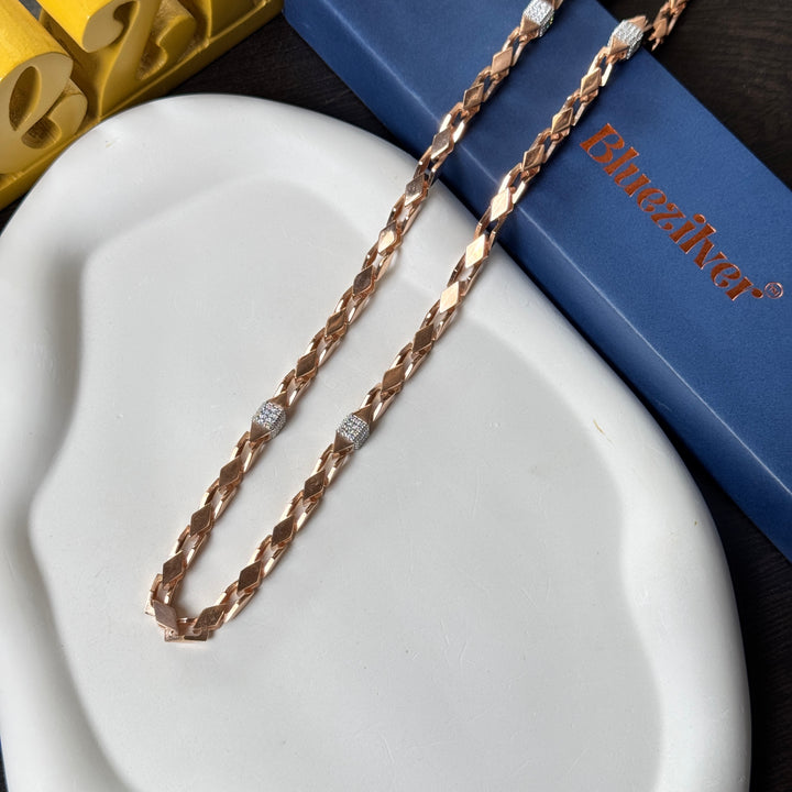 925 Silver Modern Choco Chain