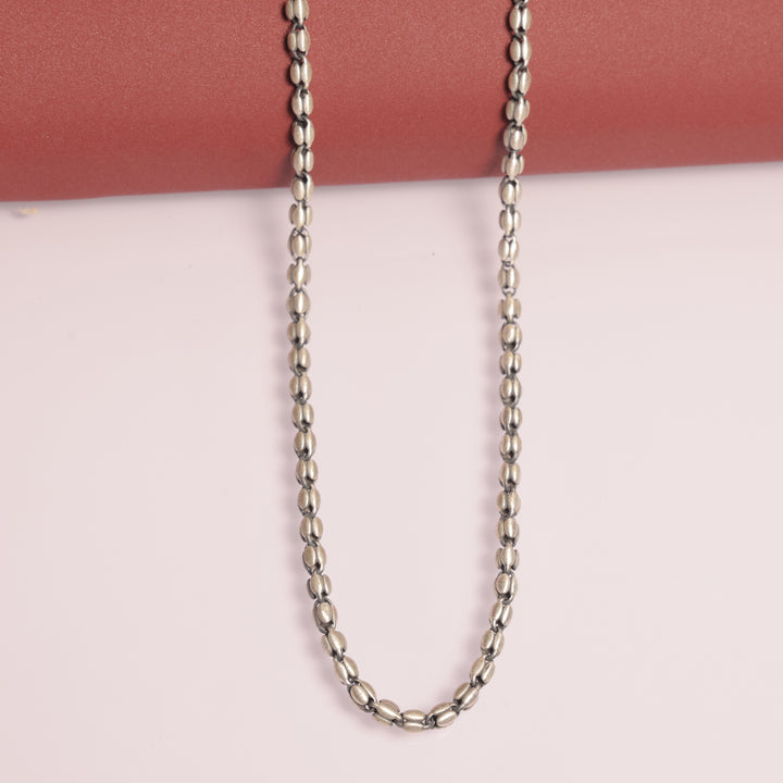 925 Silver Oval-Link Heritage Chain