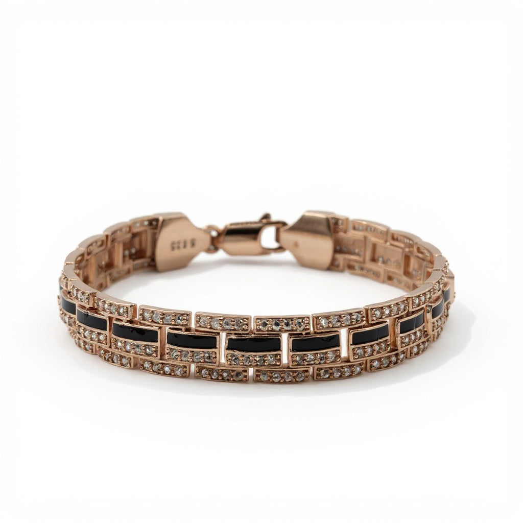 Italian rose gold bracelet