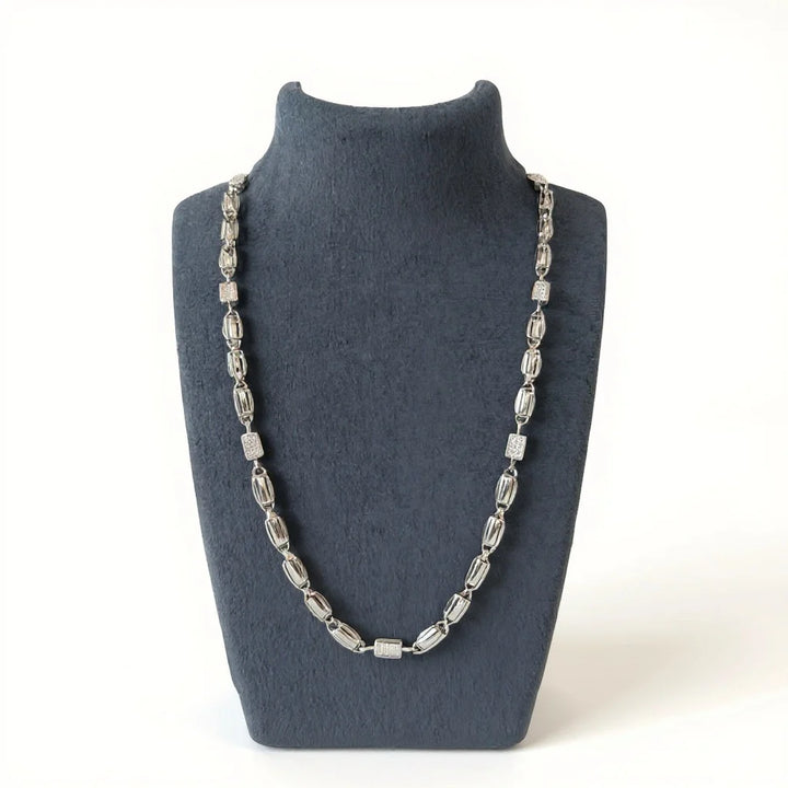 Barrel & Cube Link Chain